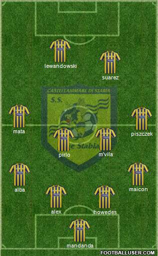 Juve Stabia 3-5-2 football formation
