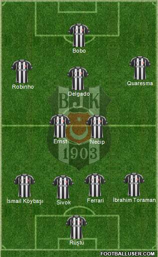 Besiktas JK Formation 2010