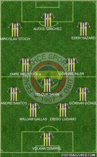 Fenerbahçe SK Formation 2010