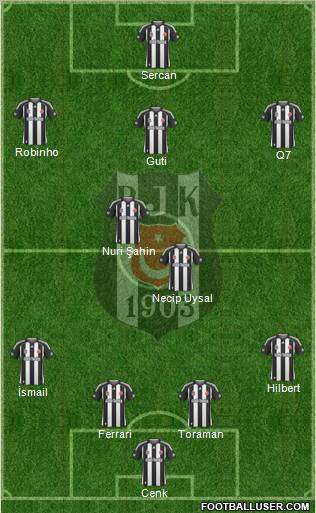 Besiktas JK Formation 2010