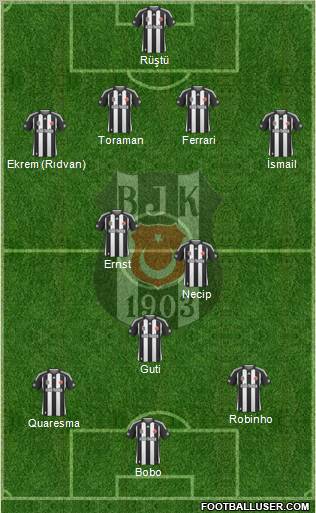 Besiktas JK Formation 2010