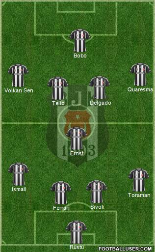 Besiktas JK Formation 2010