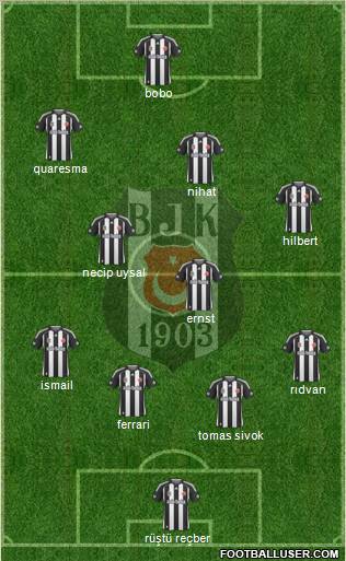 Besiktas JK Formation 2010