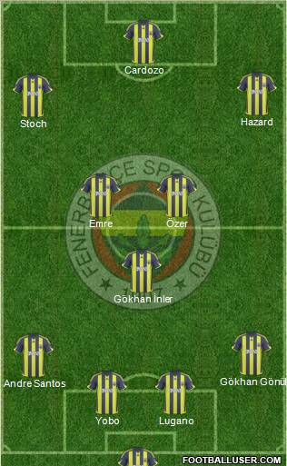 Fenerbahçe SK Formation 2010