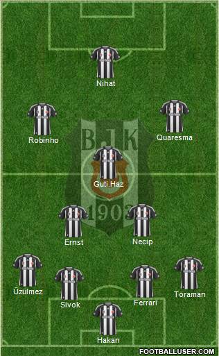 Besiktas JK Formation 2010