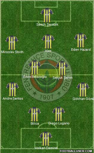 Fenerbahçe SK Formation 2010