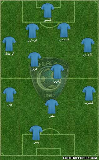 Al-Hilal (KSA) Formation 2010