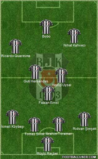 Besiktas JK Formation 2010