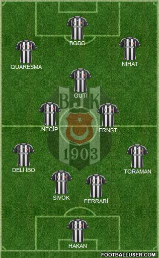 Besiktas JK Formation 2010