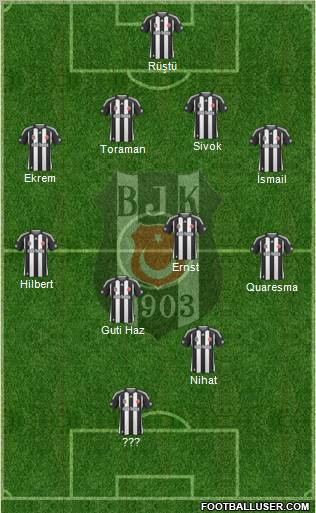 Besiktas JK Formation 2010