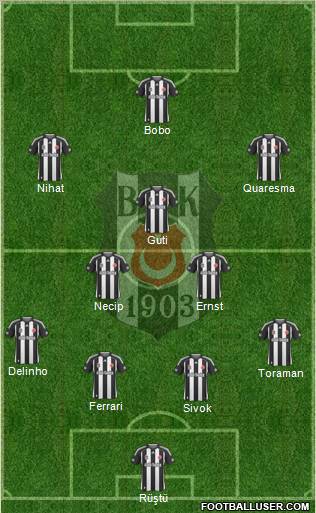 Besiktas JK Formation 2010