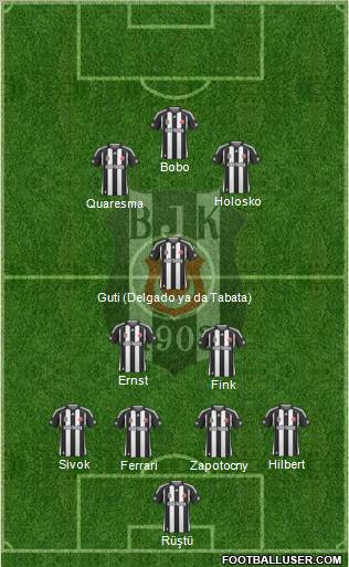 Besiktas JK Formation 2010