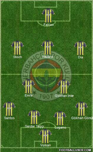 Fenerbahçe SK Formation 2010