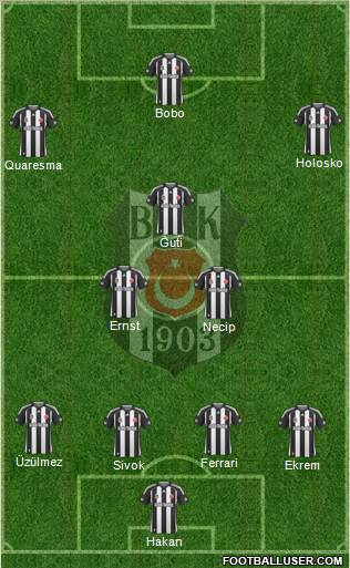 Besiktas JK Formation 2010