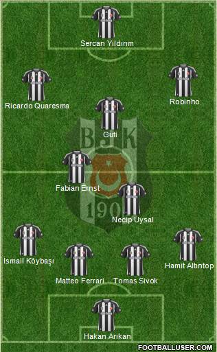 Besiktas JK Formation 2010