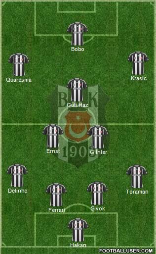 Besiktas JK Formation 2010