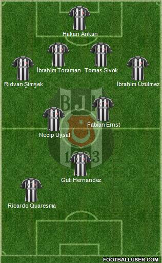 Besiktas JK Formation 2010