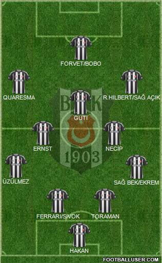 Besiktas JK Formation 2010