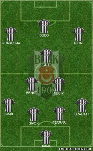 Besiktas JK Formation 2010