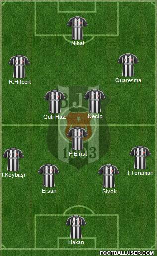 Besiktas JK Formation 2010