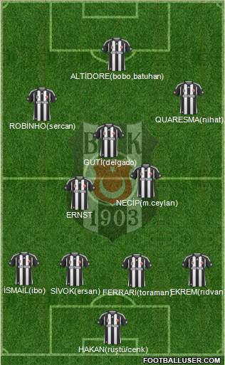 Besiktas JK Formation 2010