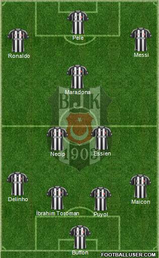 Besiktas JK Formation 2010