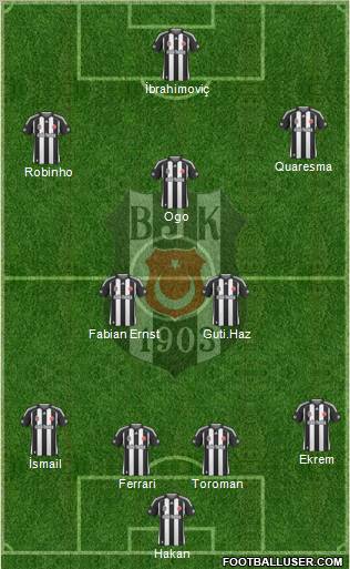 Besiktas JK Formation 2010