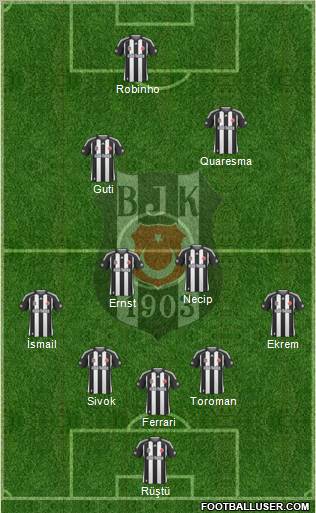 Besiktas JK Formation 2010