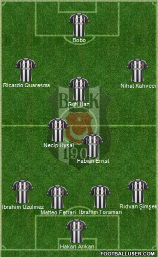 Besiktas JK Formation 2010