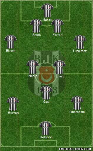 Besiktas JK Formation 2010