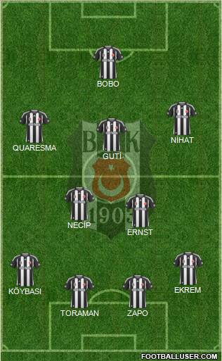 Besiktas JK Formation 2010