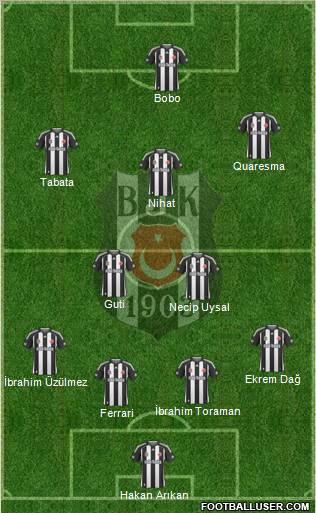 Besiktas JK Formation 2010