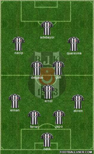 Besiktas JK Formation 2010