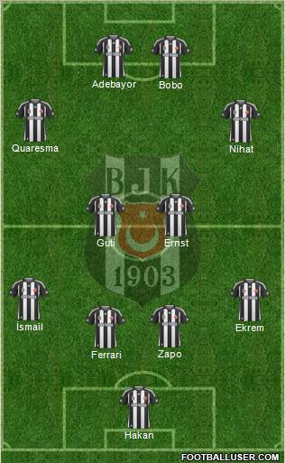 Besiktas JK Formation 2010