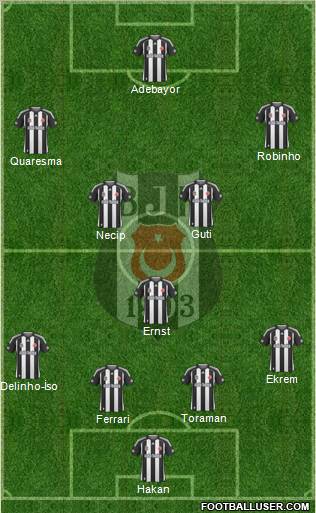 Besiktas JK Formation 2010