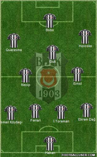 Besiktas JK Formation 2010