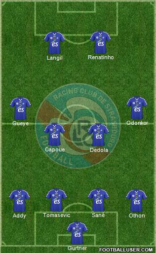 Racing Club de Strasbourg-Football Formation 2010