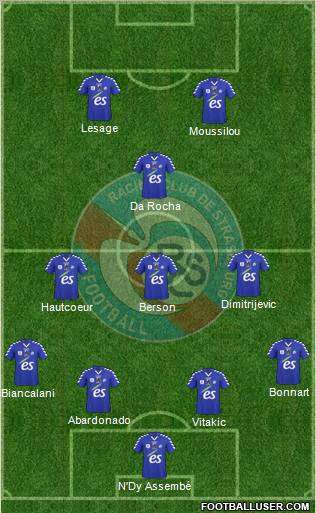 Racing Club de Strasbourg-Football Formation 2010