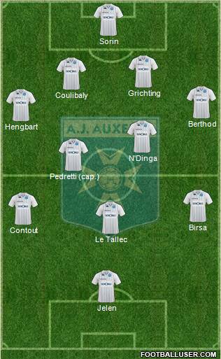 A.J. Auxerre Formation 2010