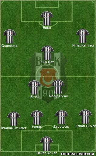 Besiktas JK Formation 2010