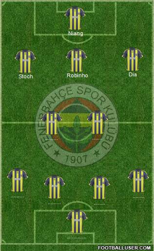 Fenerbahçe SK Formation 2010