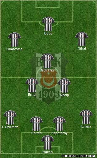 Besiktas JK Formation 2010