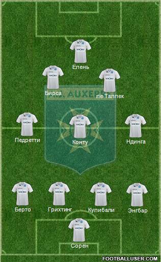 A.J. Auxerre Formation 2010