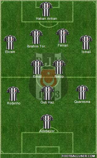 Besiktas JK Formation 2010