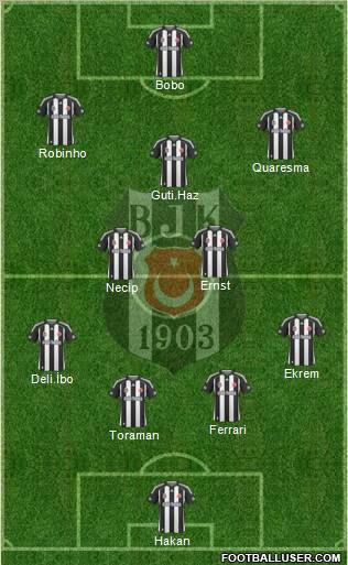 Besiktas JK Formation 2010