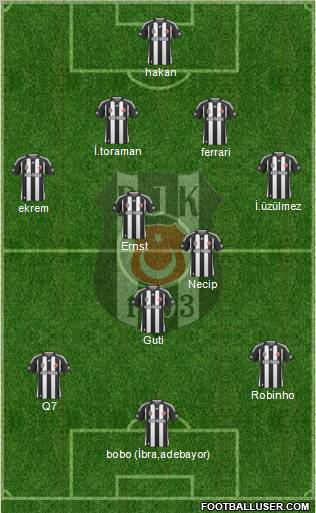 Besiktas JK Formation 2010