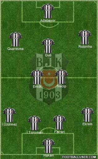 Besiktas JK Formation 2010