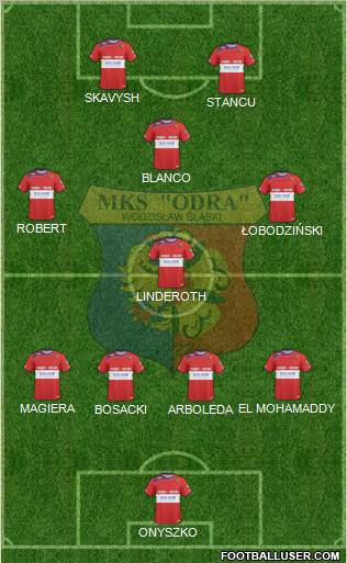 Odra Wodzislaw Slaski Formation 2010