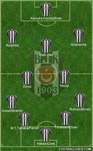 Besiktas JK Formation 2010