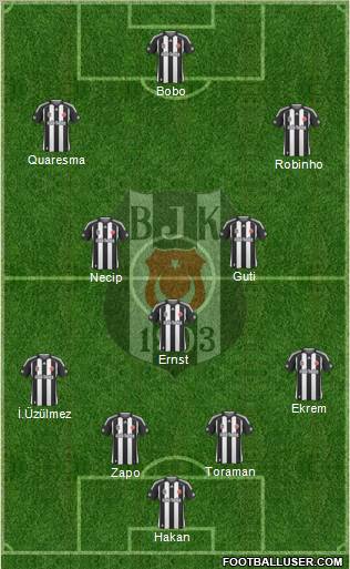 Besiktas JK Formation 2010